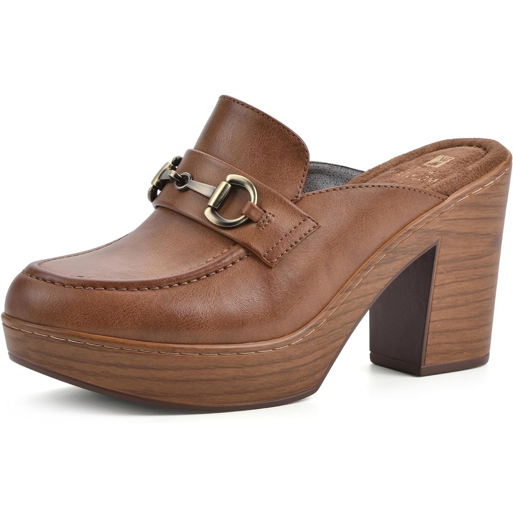 Women's Shoes Canto Block Heel Clog